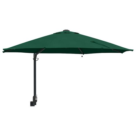 Tuinparasol Groen en Zwart 248 x 248 x 148 cm