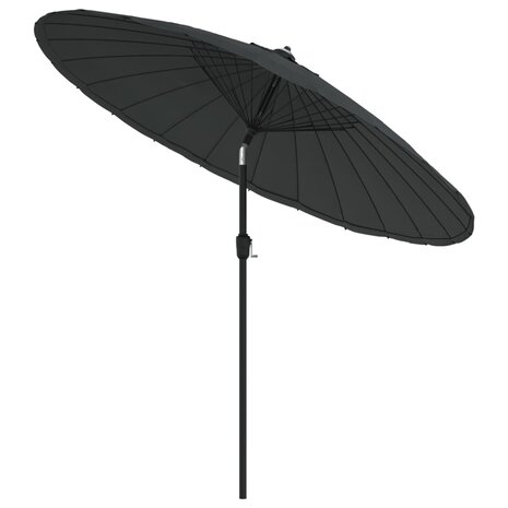 Parasol met aluminium paal 270 cm antraciet