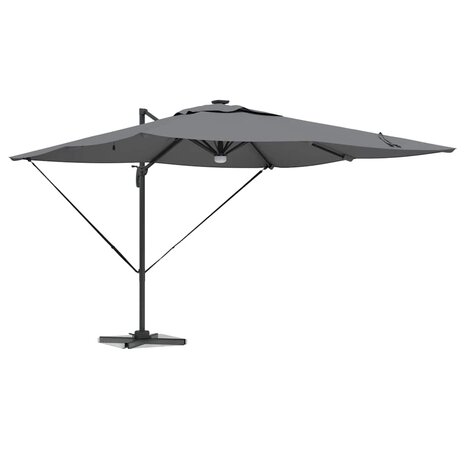 Roma Parasol Antraciet 286 x 285 x 270 cm Aluminium, Polyester