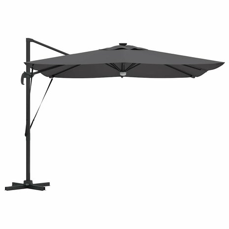 Roma Parasol Antraciet 286 x 285 x 270 cm Aluminium, Polyester