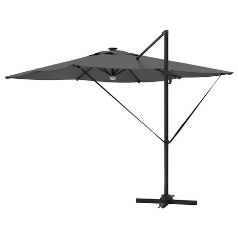 Roma Parasol Antraciet 286 x 285 x 270 cm Aluminium, Polyester