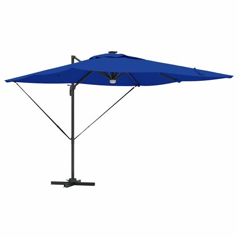 Roma Parasol Blauw 286 x 285 x 270 cm Aluminium en Polyester
