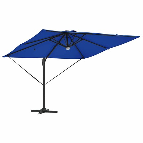 Roma Parasol Blauw 286 x 285 x 270 cm Aluminium en Polyester