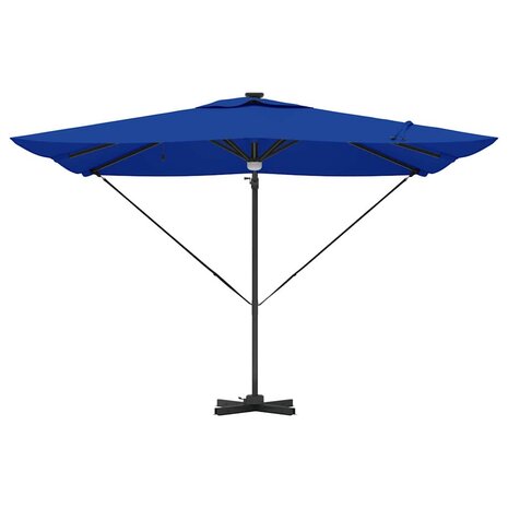 Roma Parasol Blauw 286 x 285 x 270 cm Aluminium en Polyester