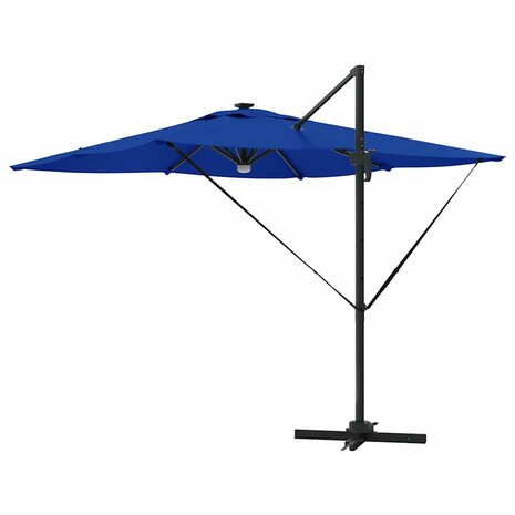 Roma Parasol Blauw 286 x 285 x 270 cm Aluminium en Polyester