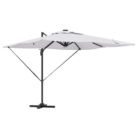 Roma Parasol Beige 286 x 285 x 270 cm Aluminium en Polyester