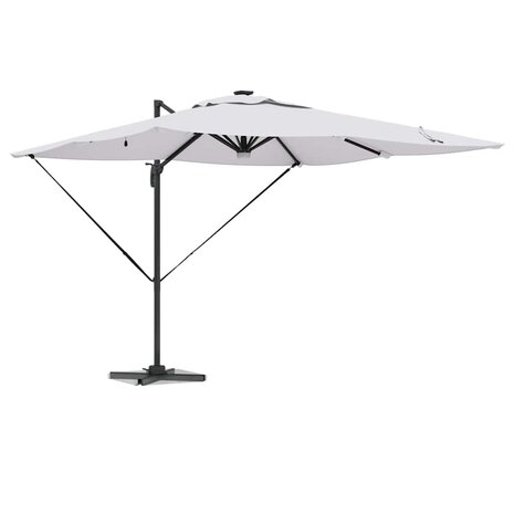Roma Parasol Beige 286 x 285 x 270 cm Aluminium en Polyester