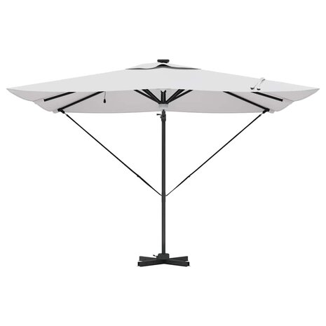 Roma Parasol Beige 286 x 285 x 270 cm Aluminium en Polyester