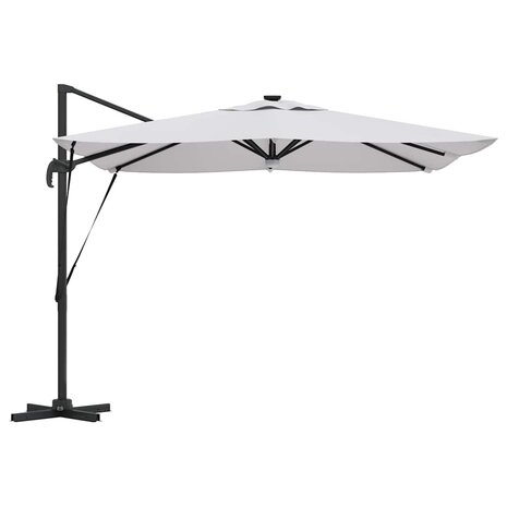 Roma Parasol Beige 286 x 285 x 270 cm Aluminium en Polyester