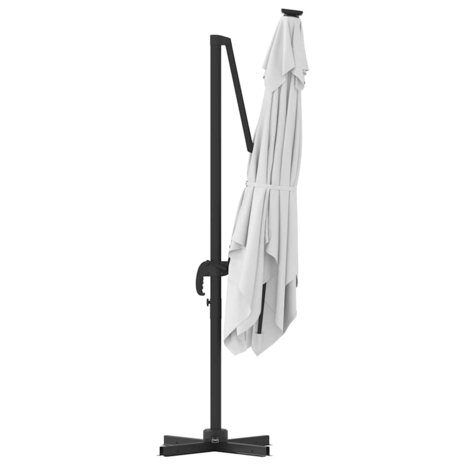 Roma Parasol Beige 286 x 285 x 265 cm Polyester en Aluminium