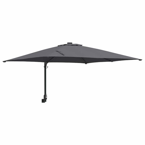 Tuinparasol Antraciet en Zwart 248.5 x 247.5 x 160 cm