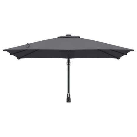 Tuinparasol Antraciet en Zwart 248.5 x 247.5 x 160 cm