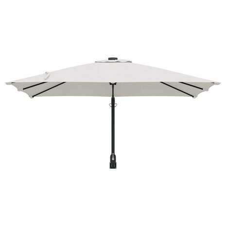 Tuinparasol Beige en zwart 248.5 x 247.5 x 160 cm
