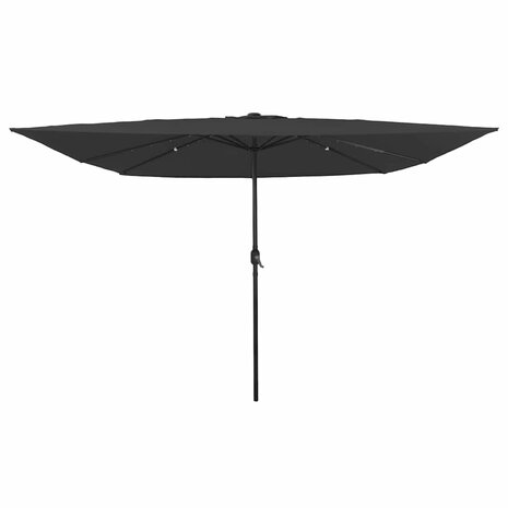 Tuinparasol Antraciet en Zwart 295 x 295 x 245 cm