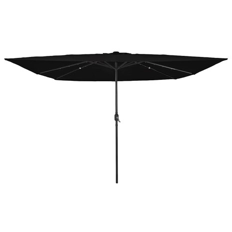 Tuinparasol Zwart 295 x 295 x 245 cm Polyester en staal