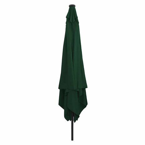 Tuinparasol Groen en Zwart 295 x 295 x 245 cm