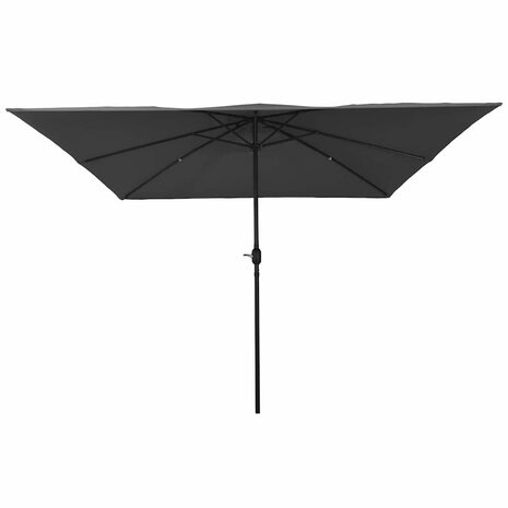 Tuinparasol Antraciet en Zwart 295 x 295 x 245 cm
