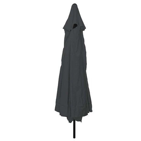 Tuinparasol Antraciet en Zwart 395 x 395 x 245 cm