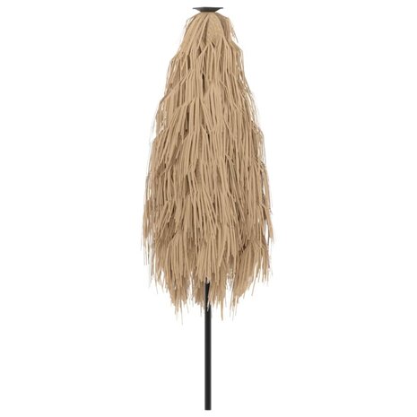 Parasol met stalen paal 223x223x213 cm bruin