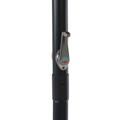 Parasol met aluminium paal 500 cm antraciet
