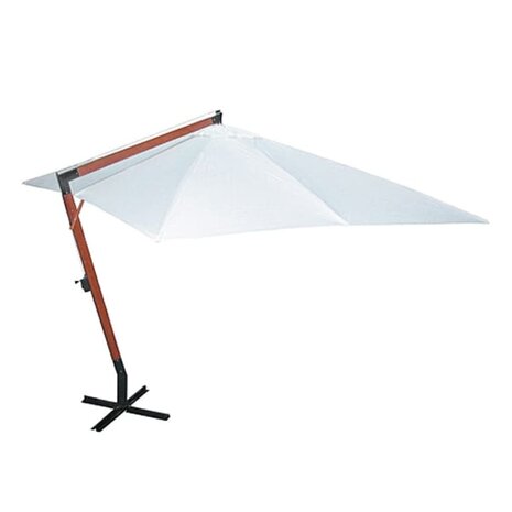 Parasol 300x400 cm wit