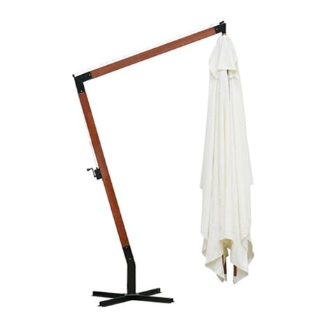 Parasol 300x400 cm wit
