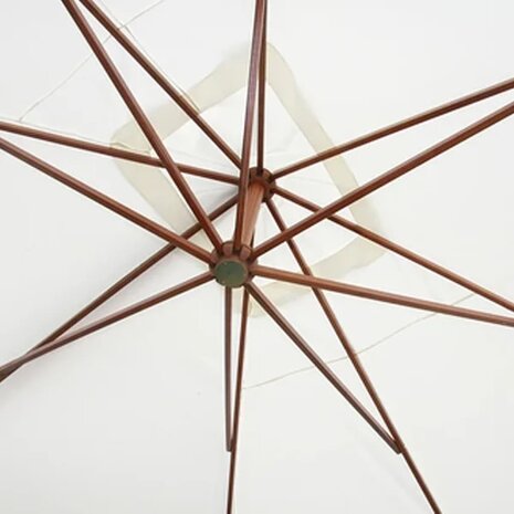 Parasol 300x400 cm wit