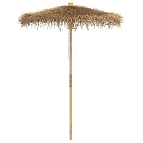 Tiki Paraplu met Bananenblad Luifel 180 cm Bamboe