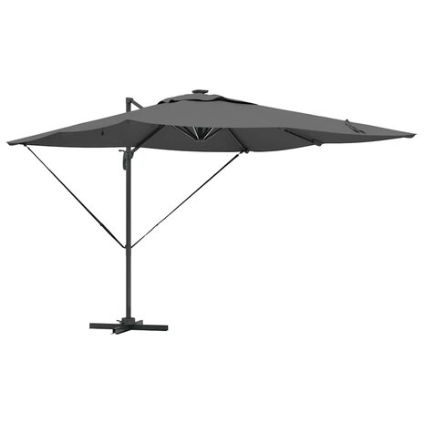 Parasol 286 x 285 x 270 cm Aluminium