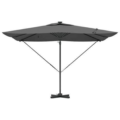 Parasol 286 x 285 x 270 cm Aluminium