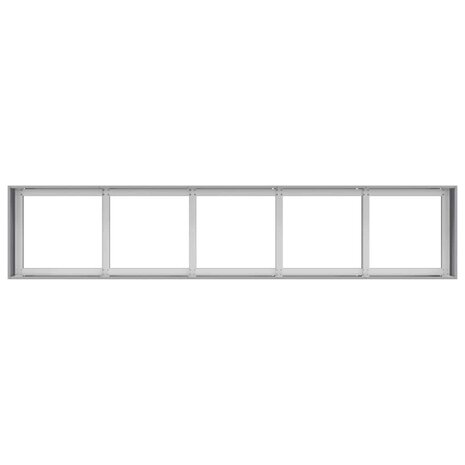 Plantenbak 200x40x40 cm gegalvaniseerd staal