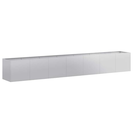 Plantenbak 280x40x40 cm gegalvaniseerd staal
