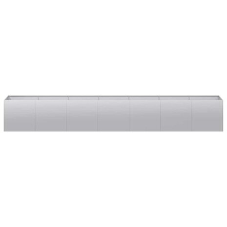 Plantenbak 280x40x40 cm gegalvaniseerd staal