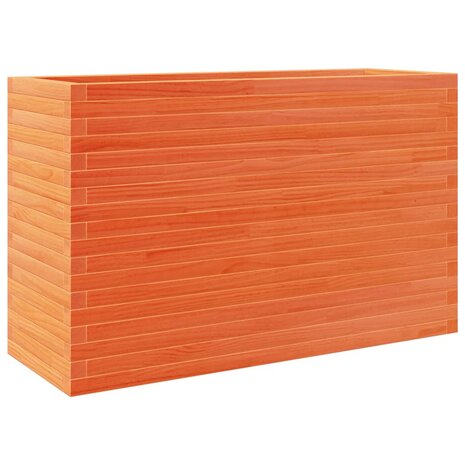 Plantenbak 110x40x68,5 cm massief grenenhout wasbruin