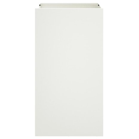 Plantenbak 42x38x75 cm staal wit