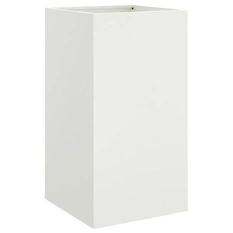 Plantenbak 42x38x75 cm staal wit