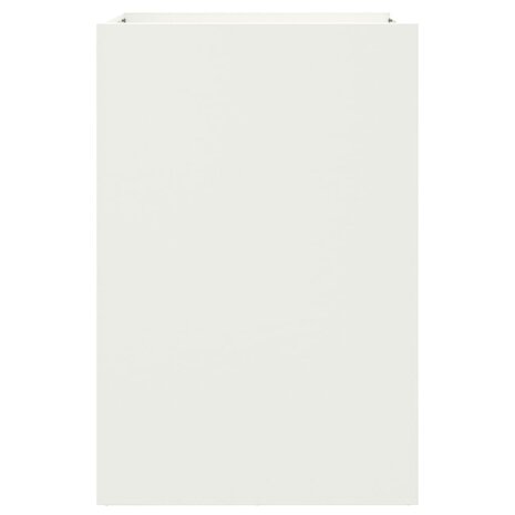 Plantenbak 52x48x75 cm staal wit