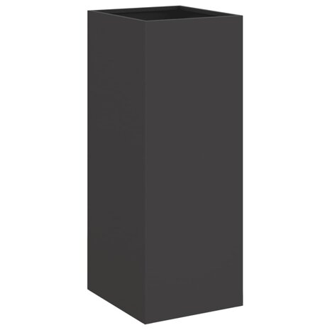 Plantenbak 32x29x75 cm staal zwart
