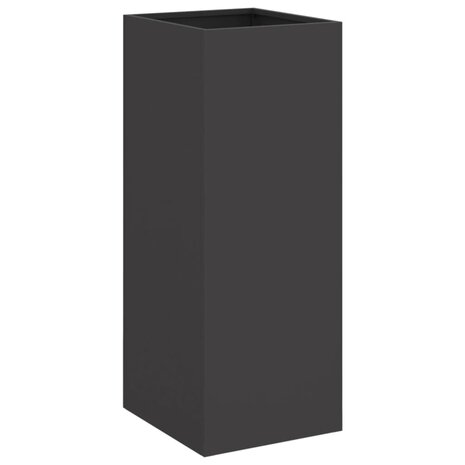 Plantenbak 32x29x75 cm staal zwart