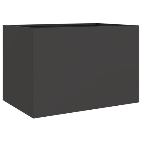 Plantenbak 62x40x39 cm staal zwart