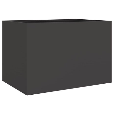 Plantenbak 62x40x39 cm staal zwart