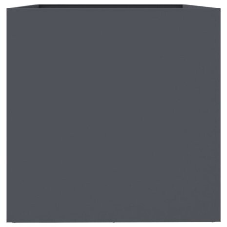 Plantenbak 62x40x39 cm staal antracietkleurig