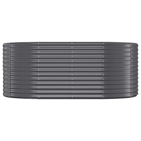 Plantenbak 175x100x68 cm gegalvaniseerd staal antracietkleurig