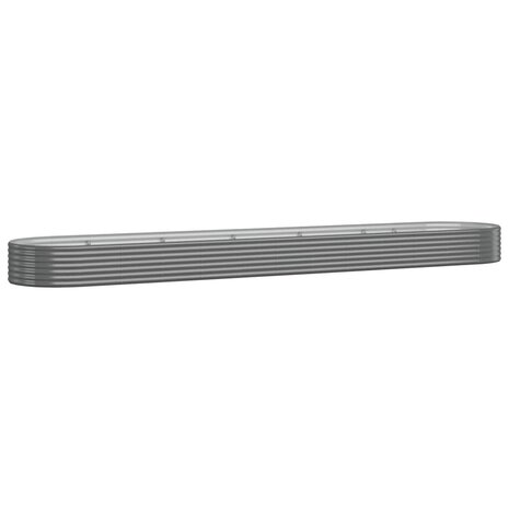 Plantenbak 507x100x36 cm gegalvaniseerd staal grijs