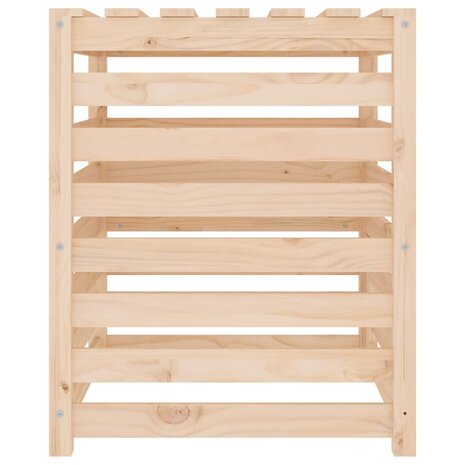 Compostbak 63,5x63,5x77,5 cm massief grenenhout
