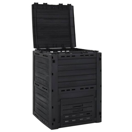 Compostbak 280 L polypropeen zwart
