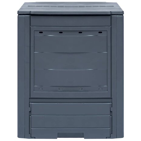 Compostbak 260 L 60x60x73cm grijs