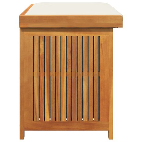 Kussenbox voor buiten 90x50x60,5 cm massief acaciahout