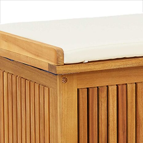 Kussenbox voor buiten 90x50x60,5 cm massief acaciahout