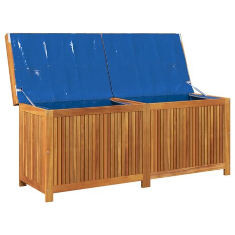 Kussenbox voor buiten 150x50x60,5 cm massief acaciahout